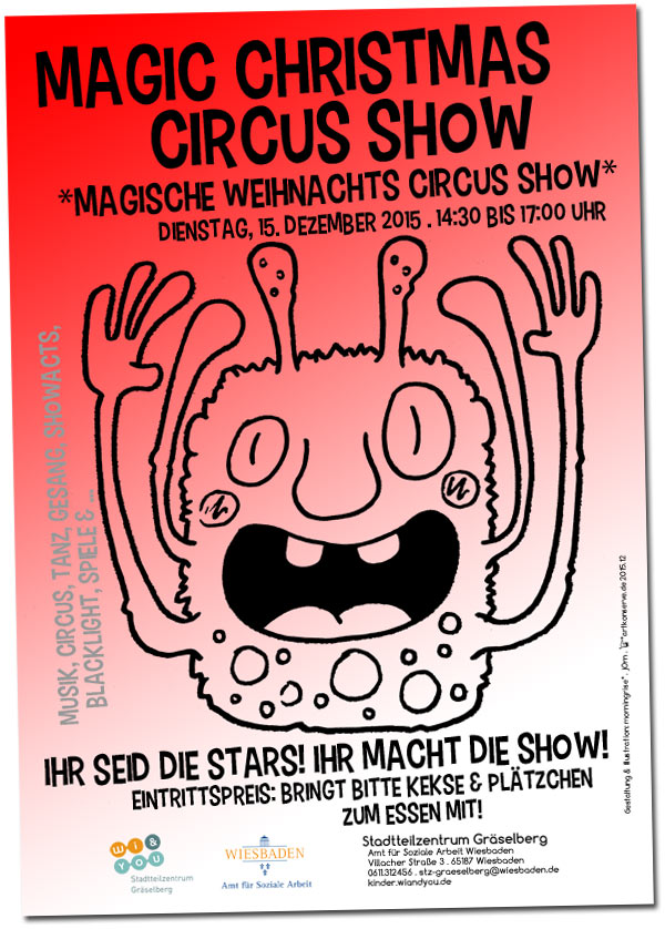 magic christmas circus show 2015 . Gräselberg Wiesbaden